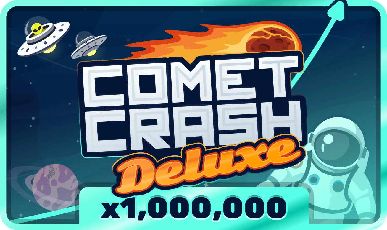 Juego crash deluxe con temática cósmica y multiplicadores